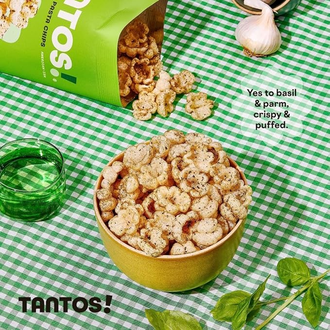 Tantos! Puffed Pasta Chips ??Healthy Pasta Snack by Top Chef Joe Sasto ??Plant-Based, Low Calorie