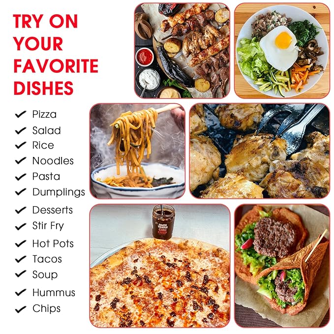 SAUCE UP Extra Spicy Chili-Crisp 6oz | Artisan Chili Oil with 13 Superfood Ingredients | Vegan