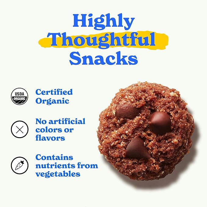 MadeGood Double Chocolate Soft Baked Mini Cookies (30 Count - 0.85 Oz Each) Allergy Friendly