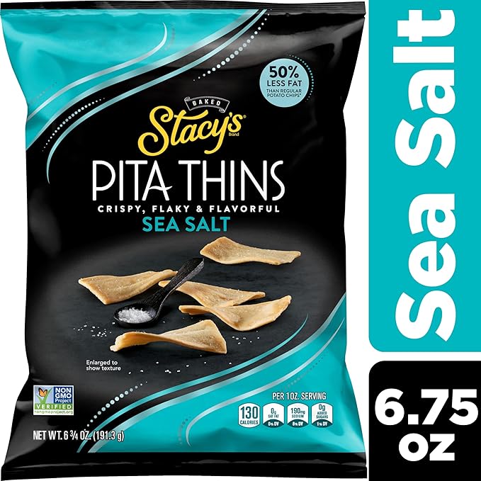 Stacy's Pita Crisps Simply Naked, 6.75 Ounce