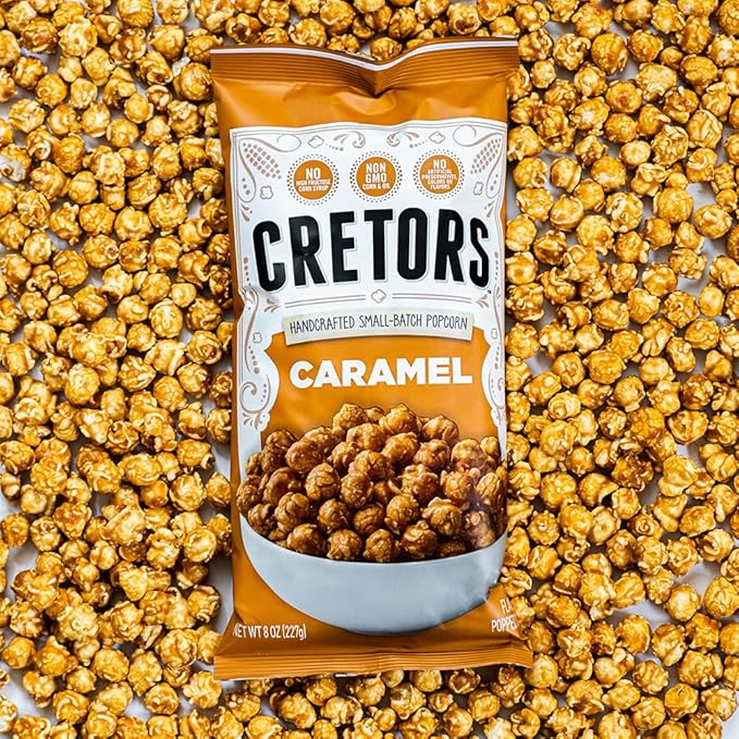 G.H. Cretors Popcorn, Caramel Corn, 96 Ounce (Pack of 12)