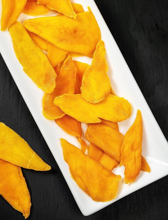 Anna and Sarah Dried Organic Mango, No Sugar Added, No Preservatives, Al-Natural, Premium Quality