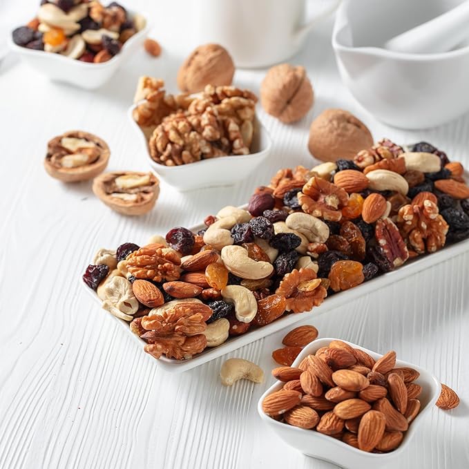 Yupik Raw Mix Nuts, 1 lb, Premium Natural Mixed Nuts with Almonds, Walnuts, Pistachios, Cashews