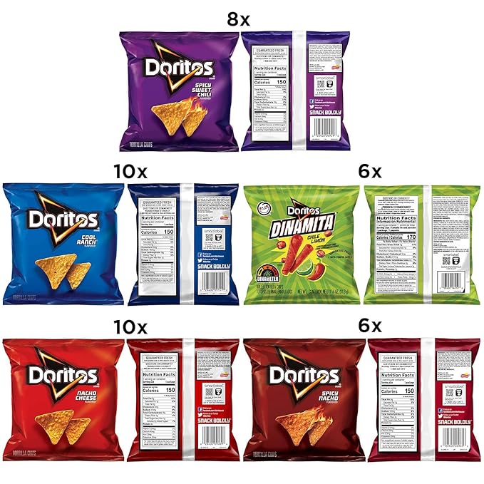 Fl逵v棘r筠d Tortilla Chi?s Variety Pack Doritos Variety
