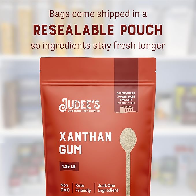 Judee's Gluten Free Xanthan Gum - 20 oz - Baking Supplies - Delicious and 100% Gluten-Free - Great