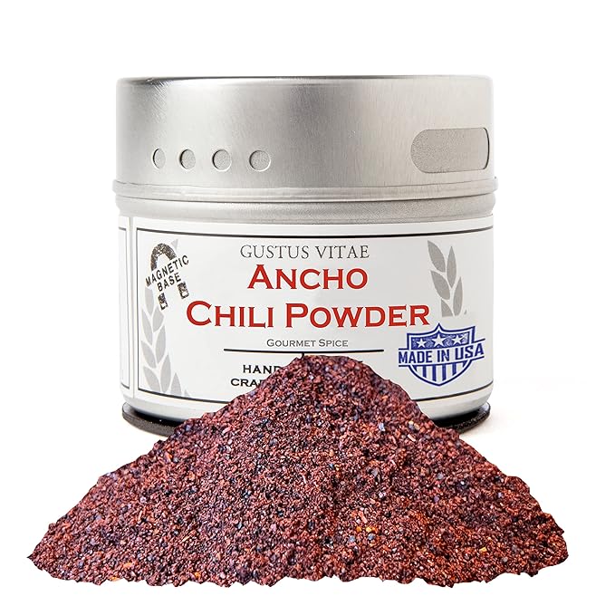 Ancho Chili Powder | Gourmet Spice | All Natural Chili Powder | Non GMO, All Natural | Hand Made