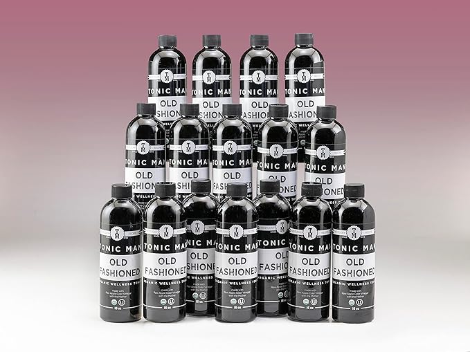 Tonic Man Old Fashioned Organic Wellness Herbal Tonic Made with Raw Apple Cider Vinegar Organic