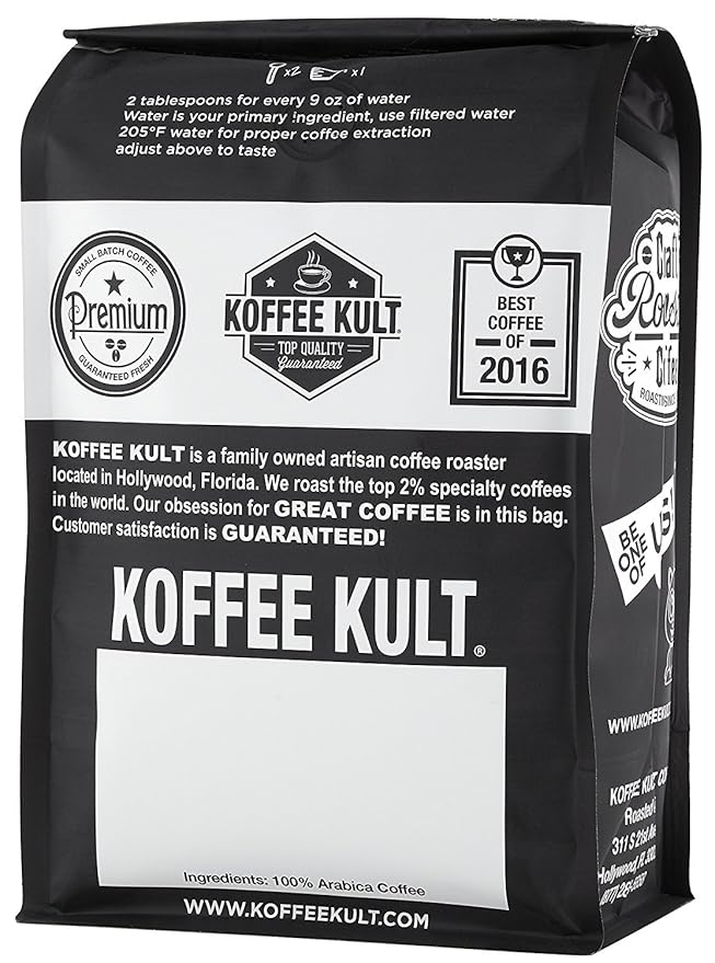 Koffee Kult Sumatra Coffee Beans Dark Roast - Indonesian Fresh Roasted Coffee Beans(Whole Bean