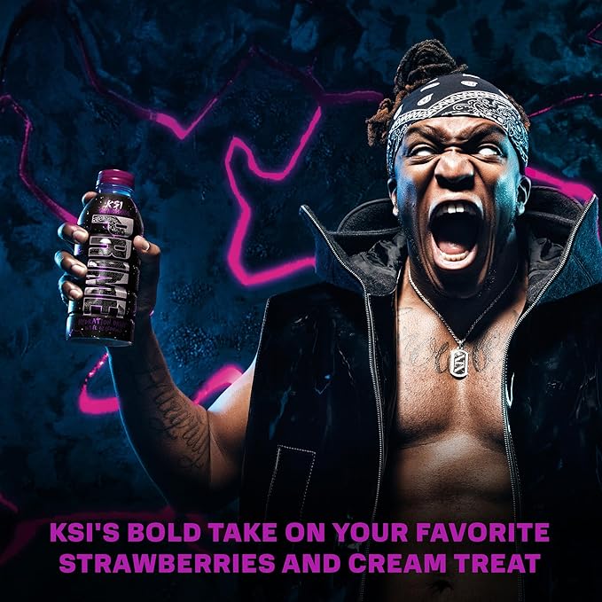 PRIME Hydration KSI THE NIGHTMARE, Sports Drinks, Electrolyte Enhanced to Replenish Fluids, 250mg