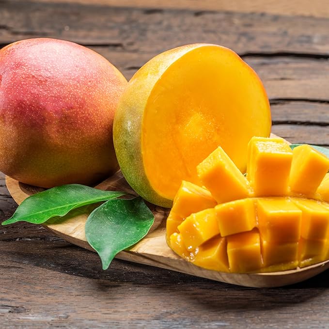 Anna and Sarah, Unsulphured Tropical Dried Fruit Mix Pineapple Tidbits, Mango Slice and Papaya