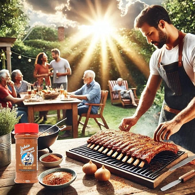 Jake's Righteous Rubs Tri Tip, Steak & Rib Rub Seasoning, 5 Oz, for Chicken, Ribs, Beef, Turkey