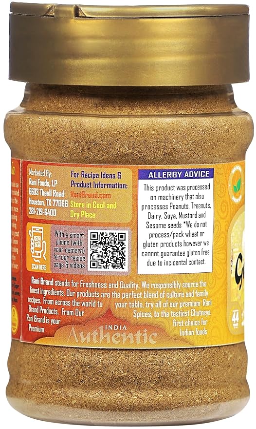 Rani Garam Masala Indian 11-Spice Blend 3oz (85g) PET Jar, Pack of 12 ~ All Natural, Salt-Free |