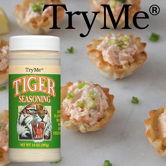 Try Me Tiger Seasoning for Meat Fish and Vegetables, 14oz Bottle (Pack of 1)