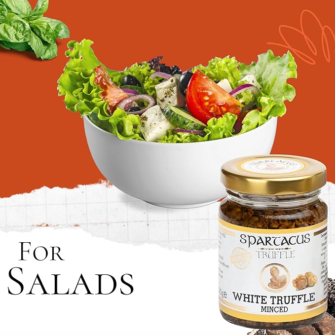 Spartacus White Truffle, Chopped, Preserved in Extra Virgin Olive Oil, The Perfect Gourmet