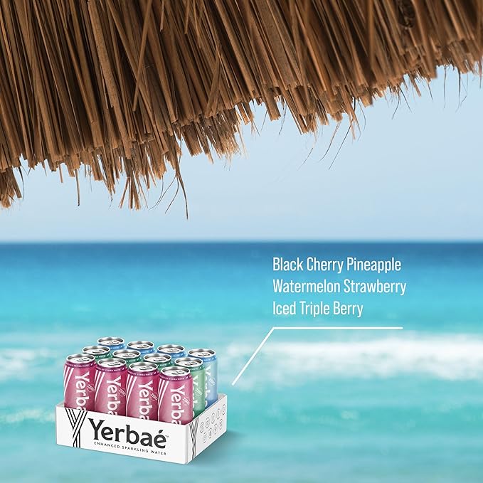 Yerbaé Energy Beverage - Variety Power Pack, 0 Sugar, 0 Calories, 0 Carbs. Yerbae is Energized by