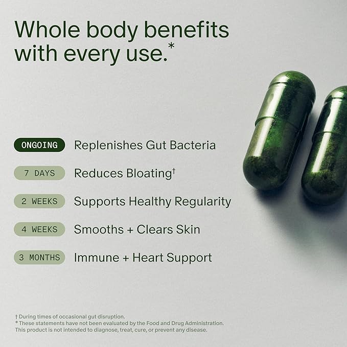 Seed DS-01 Daily Synbiotic - Prebiotic and Probiotic for Women & Men - Digestive Health, Gut