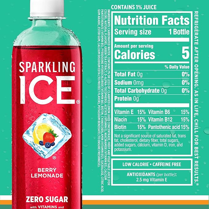 Sparkling Ice® Lemonade Variety Pack (Pack of 12)