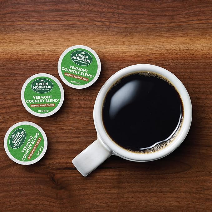 Green Mountain Coffee Roasters Vermont Country Blend Keurig Single-Serve K-Cup Pods, Medium Roast