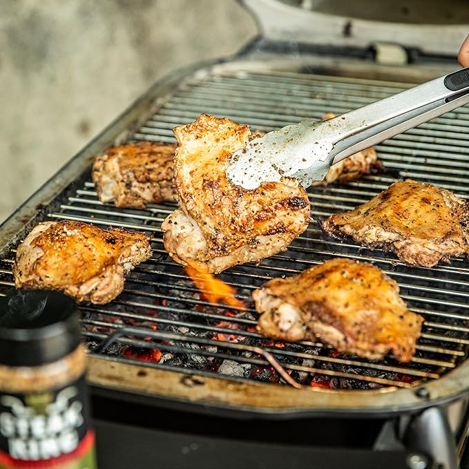 Fire & Smoke Society Steak King Steak Seasoning | BBQ Rubs for Smoking and Grilling Meat | Filet