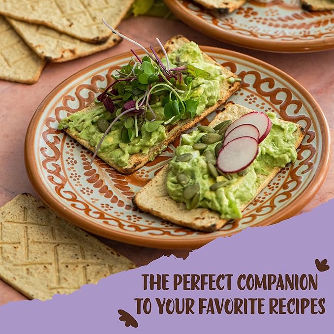 Sanissimo Salmas Chia & Flaxseed, 40 Packs of 3 Crackers, Oven Baked Corn Crackers, Gluten Free
