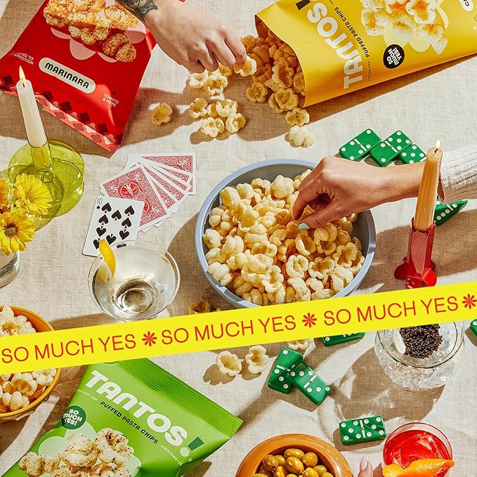 Tantos! Puffed Pasta Chips ??Healthy Pasta Snack by Top Chef Joe Sasto ??Plant-Based, Low Calorie