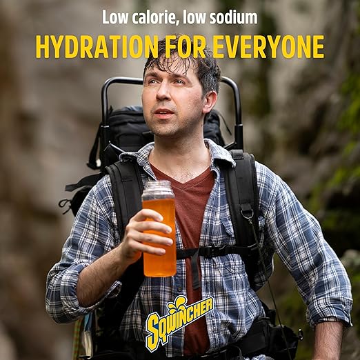 Sqwincher Zero Qwik Stik, Orange, Sugar Free, Low Calorie, Low Sodium Electrolyte Powder Hydration