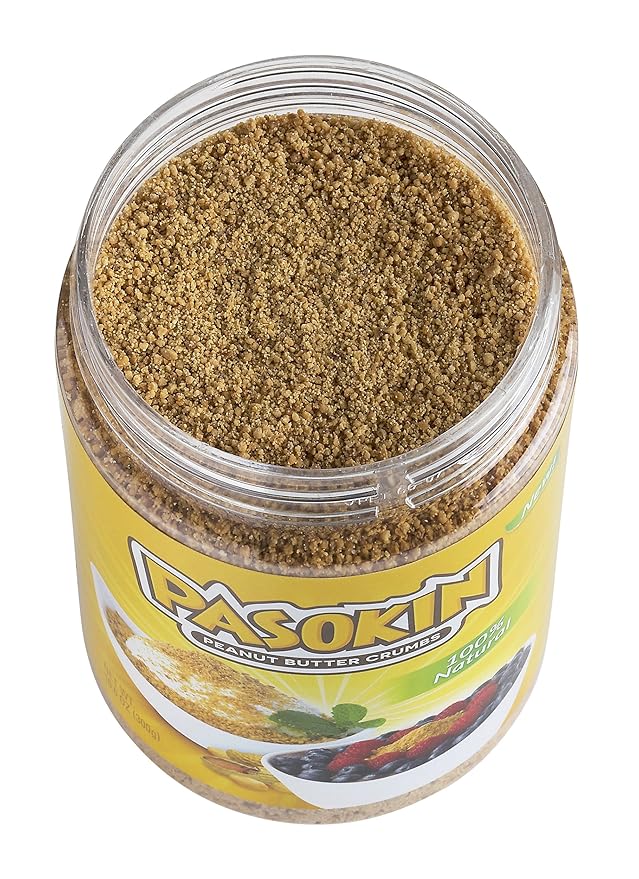 PASOKIN | Peanut Butter Crumbs | Gluten Free, Vegan, All Natural Peanut Butter Topping, Made in
