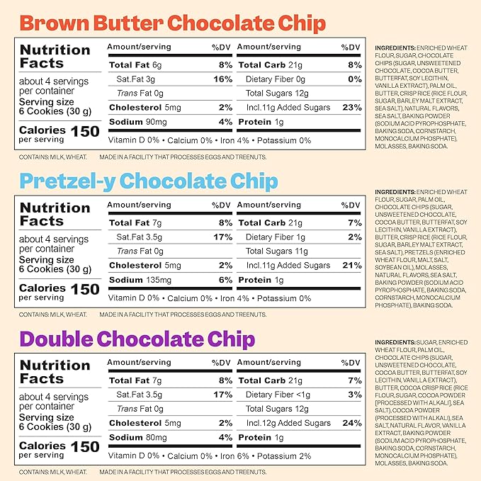 MILK BAR Crunchies | Crunchy Bite Sized Cookies With No Artificial Flavors or Preservatives | Pack