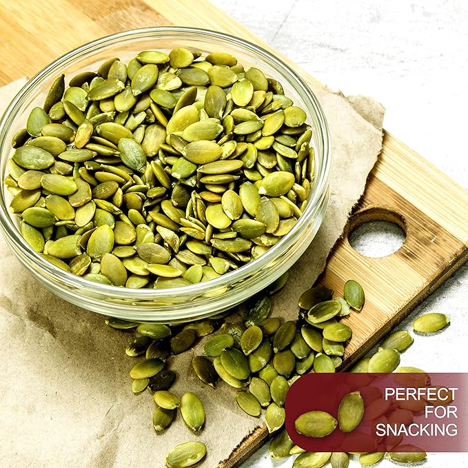 We Got Nuts Pumpkin Seeds Healthy Snacks 5Lbs (80oz) Bag | Raw Pepitas No Preservatives Added, 100%