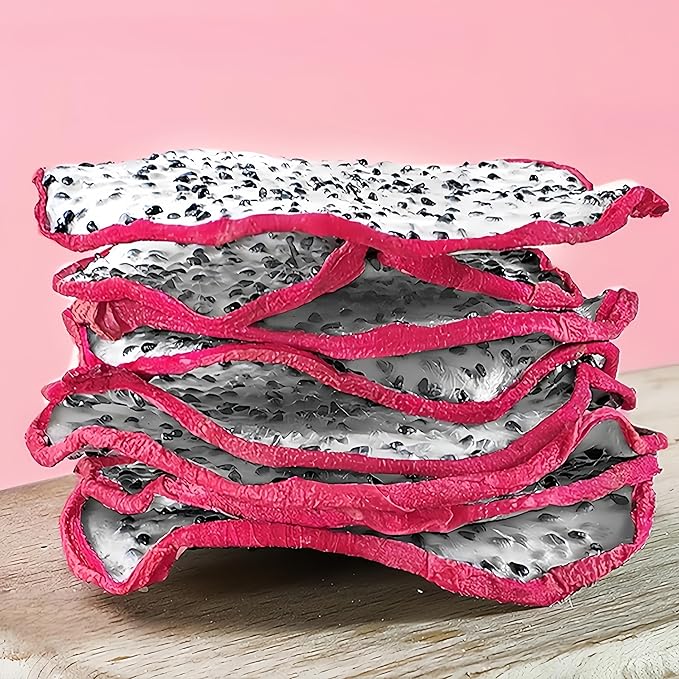 Premium Drying White Dragon Fruit Chips 5oz (150g) | Crispy Exotic Fruit Snacks