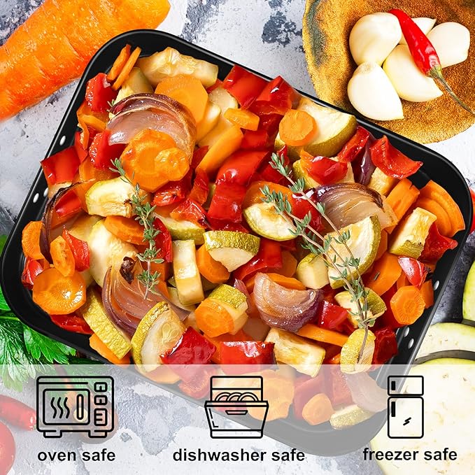 Lasagna Pan Deep, Baking Pan for Oven, 16x12x3 Inch Baking Dishes for Oven, Roasting Pan Brownie