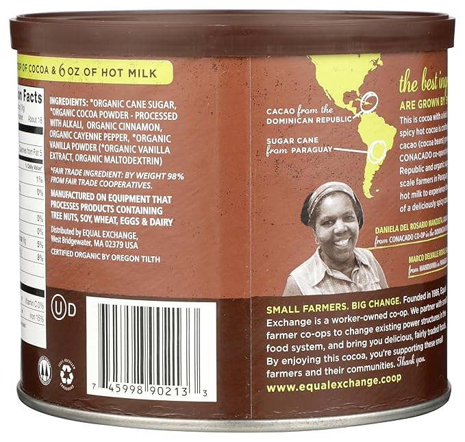 EQUAL EXCHANGE Organic Spicy Hot Cocoa, 12 OZ