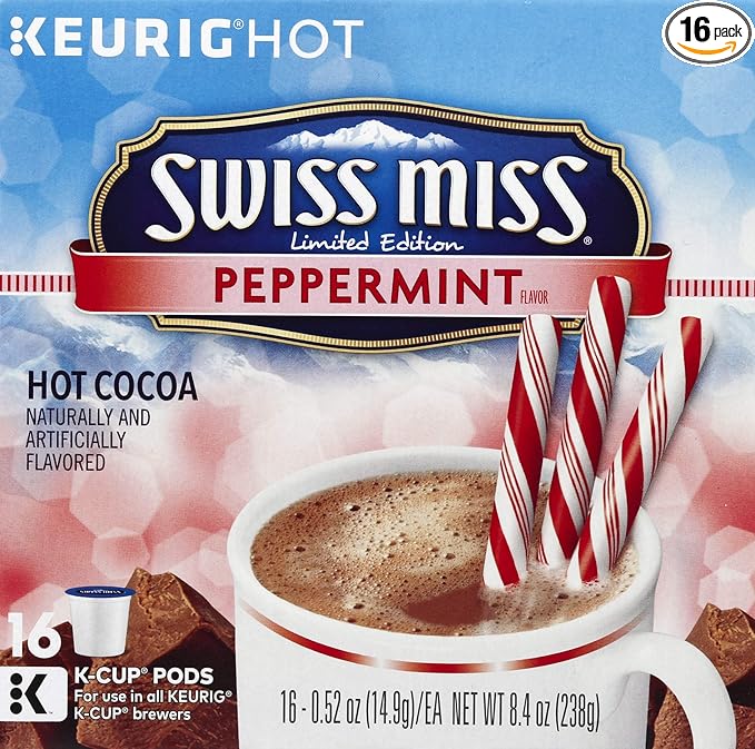 Swiss Miss Peppermint Chocolate Hot Cocoa 16 Count