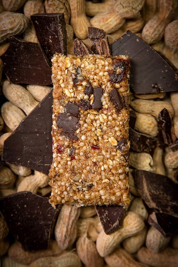 Tahoe Trail Bar, Plant-Based Natural Energy Bar (2.22 Ounce Protein Bar, 12 Count) High Protein
