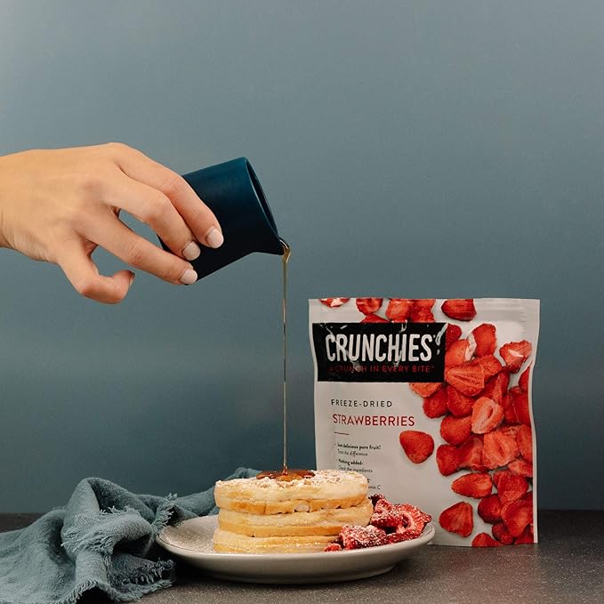 Crunchies Freeze-Dried Fruits, 100% All Natural Crispy Fruit, Non GMO and Kosher, Resealable Freeze