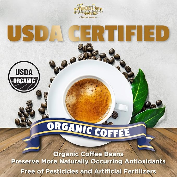 Mt. Whitney Organic French Roast, Dark Roast, Low Acid Coffee (Whole Bean, 2 Lb)