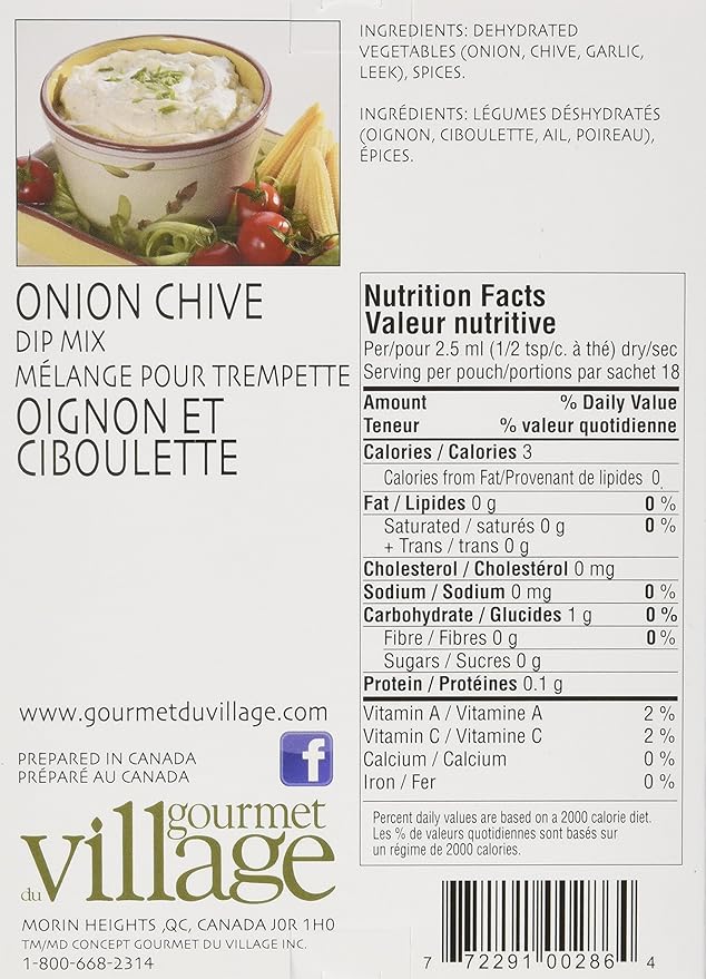 Gourmet du Village Dip Mix Onion Chive - 0.6 oz