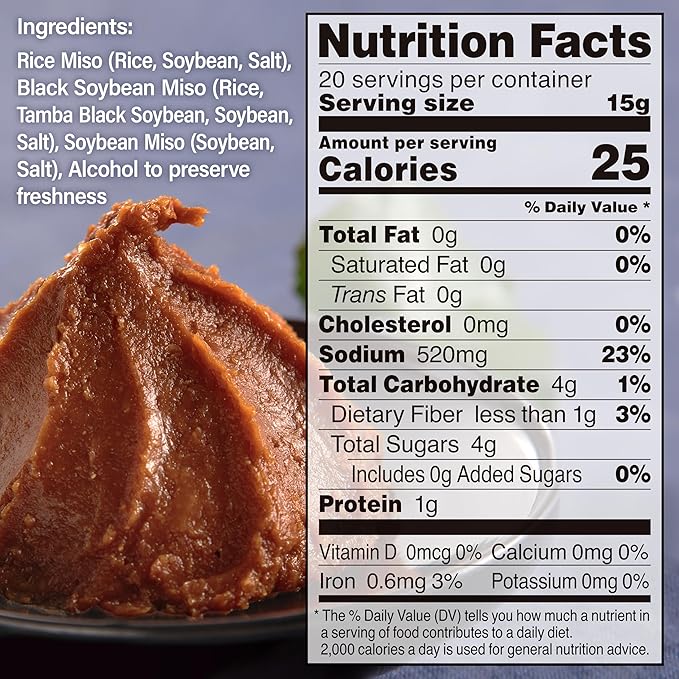 YAMASAN KYOTO UJI Awase Miso Paste, Black bean, Handmade in Kyoto Japan