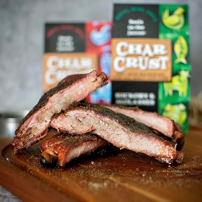 Char Crust Dry-Rub Seasonings Hickory & Molasses | All-in-one seasonings | Perfect for Burgers