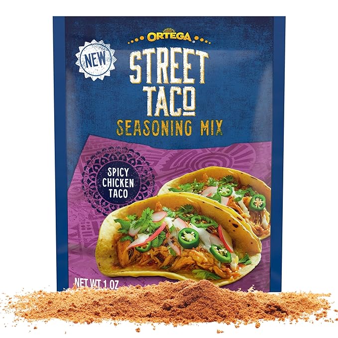 Ortega Street Taco Seasoning Mix, Spicy Chicken Taco, 1 Ounce