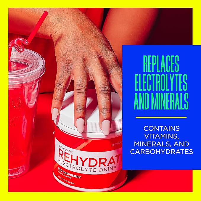 AdvoCare Rehydrate Electrolyte Drink Mix - Hydration & Recovery Drink with Sodium, Potassium & More