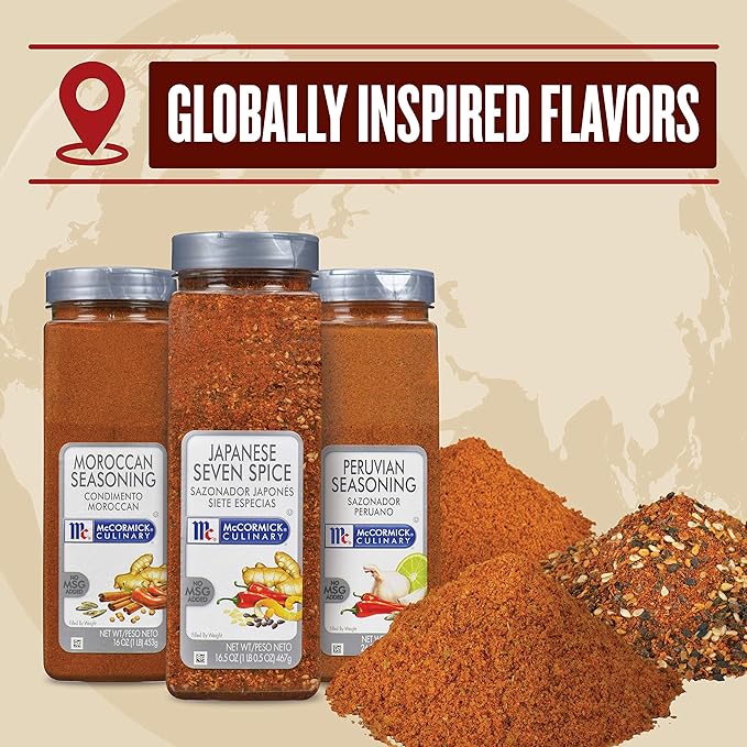 McCormick Culinary Peruvian Seasoning, 24 oz - One 24 Ounce Container Peruvian Spices, Perfect for