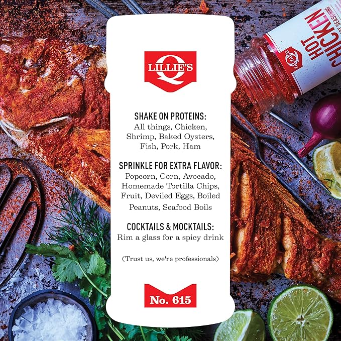 Lillie’s Q - Nashville Hot Chicken Seasoning, Fried Chicken Spice for Batter, Flavorful and Fiery