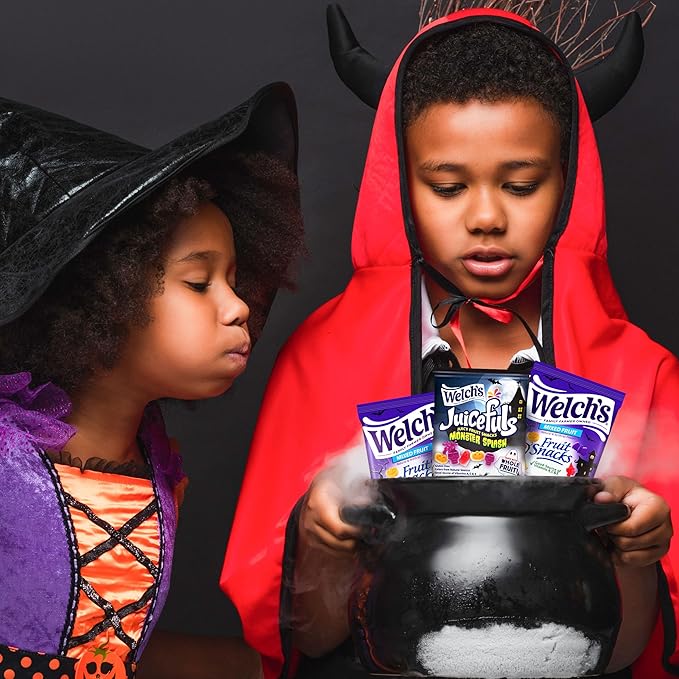 Welch?™s Fruit Snacks Mixed Fruit Halloween & Juicefuls Monster Splash Variety Pack, Great for