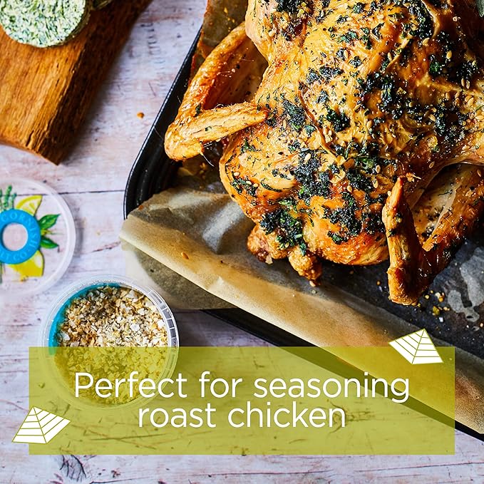 Cornish Sea Salt Fresh & Zesty Seasoning| Sea Salt Flakes w. Lemon & Thyme | Hand-Harvested in