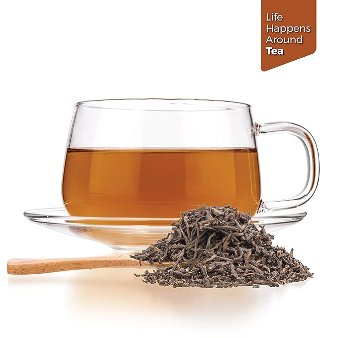 Tealyra - Ripe Pu'erh Tea - 5 Years Aged Loose Leaf - Caffeine Level High - 100% Naturally