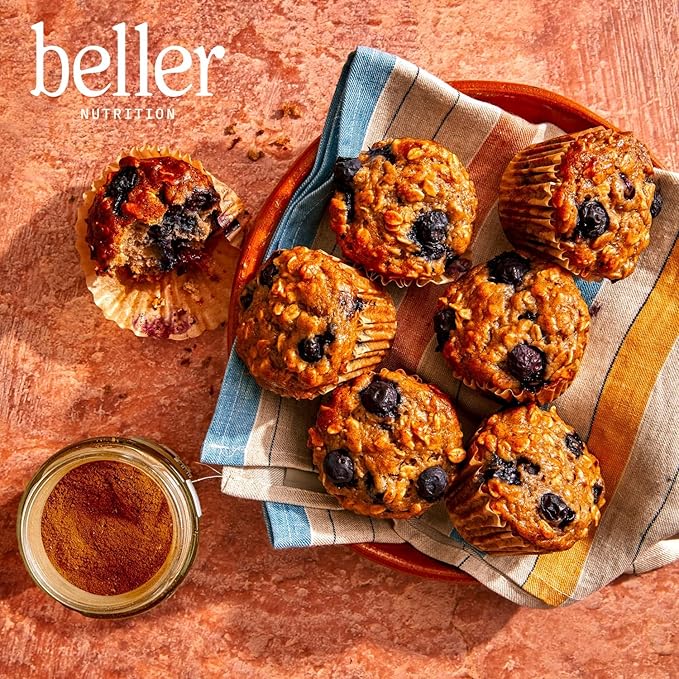 Beller Nutrition Morning Boost Organic Ceylon Cinnamon Spice Blend | 1.4 oz | Organic Ceylon