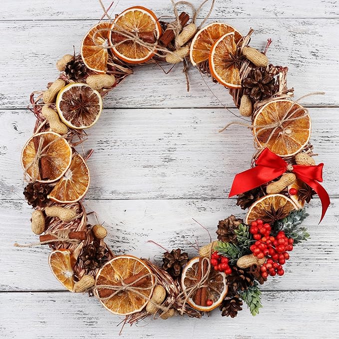 Dehydrated Dried Orange Slices | Orange Wheels | 45 + Servings Approx | 100% Natural No Added