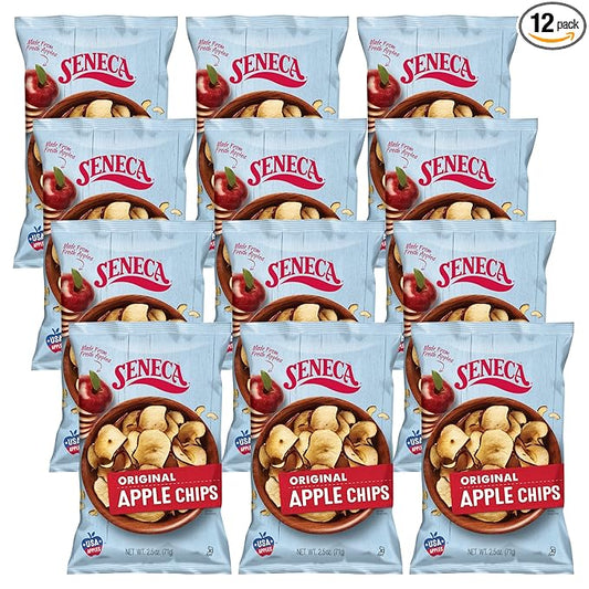 Seneca Original Apple Chips | Made from Fresh 100% Red Delicious Apples | Yakima Valley Orchards |