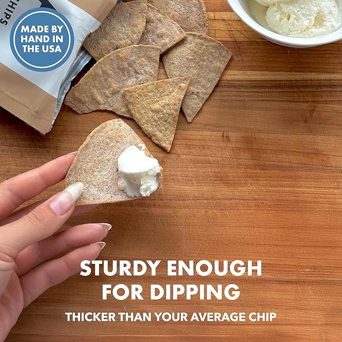 MASA Tortilla Chips - Churro Chips - No Seed Oil Snacks - Corn TortillaChips - Made with Grass Fed